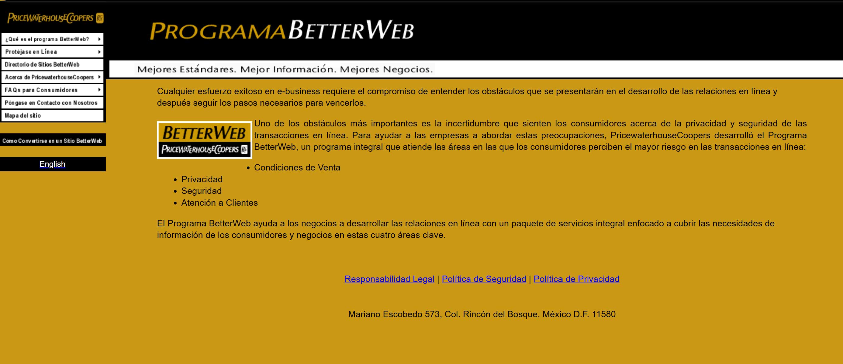 BetterWeb de PricewaterhouseCoopers